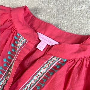 Lilly Pulitzer Pink Long‎ Sleeve Top
